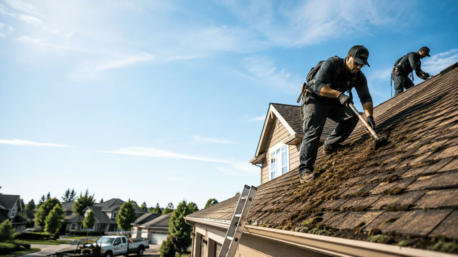 Roof Moss Removal in Hamilton, IN near me